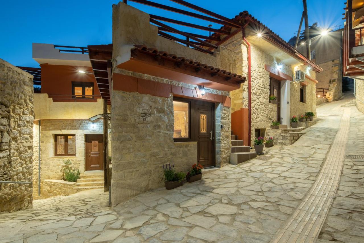 Draganigo Luxury Stone Houses 40 Min From Matala Ano Moulia Exteriör bild