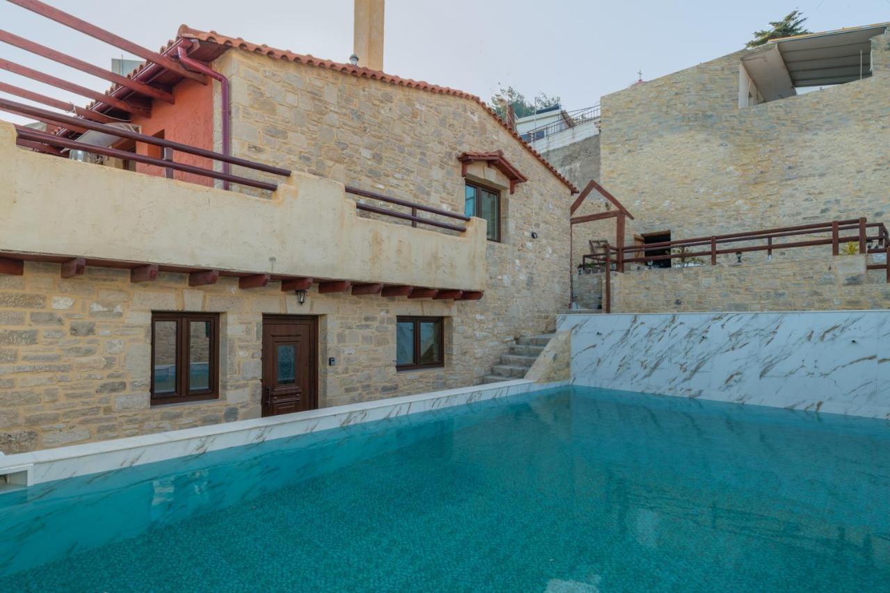 Draganigo Luxury Stone Houses 40 Min From Matala Ano Moulia Exteriör bild