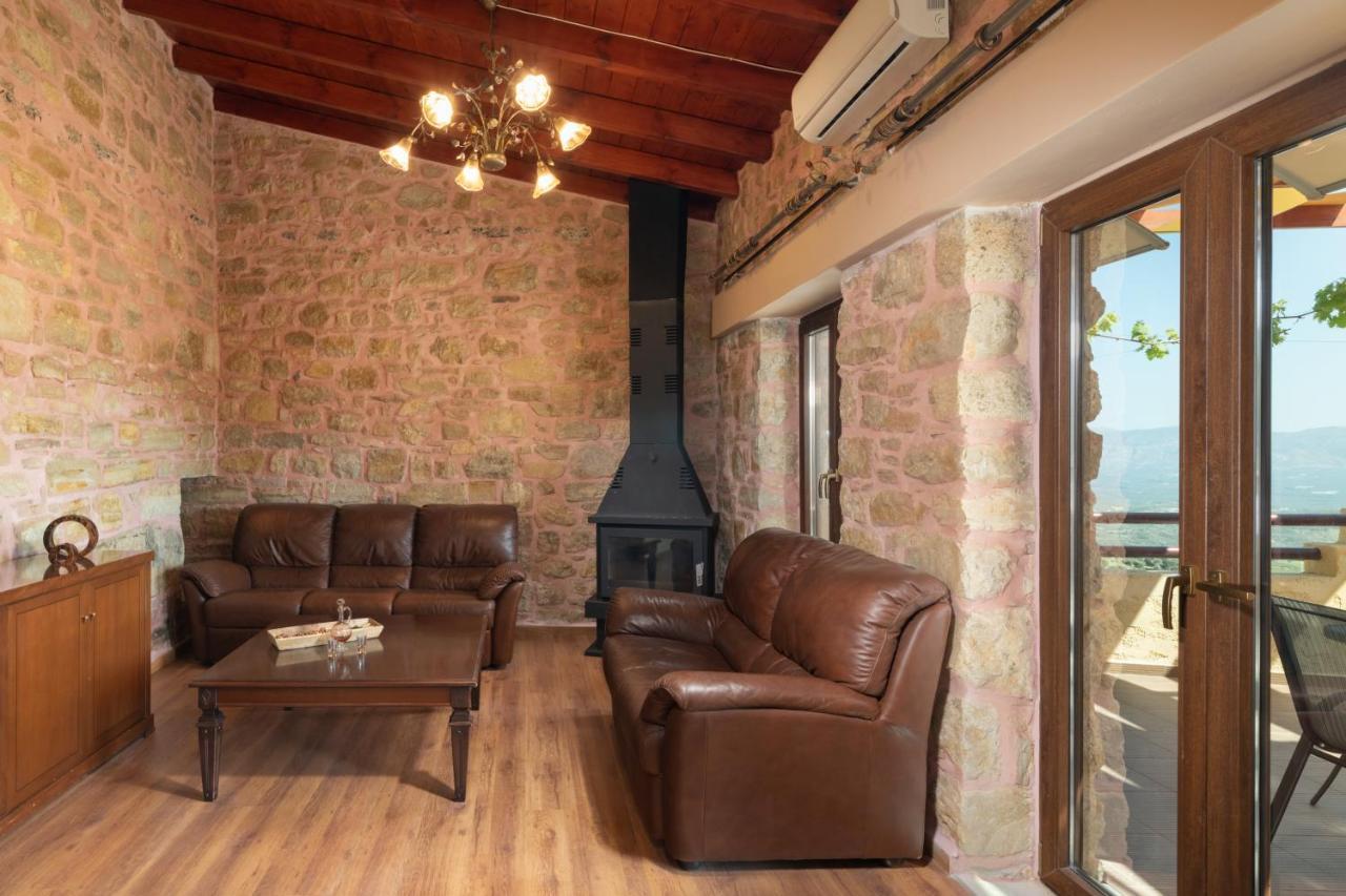 Draganigo Luxury Stone Houses 40 Min From Matala Ano Moulia Exteriör bild