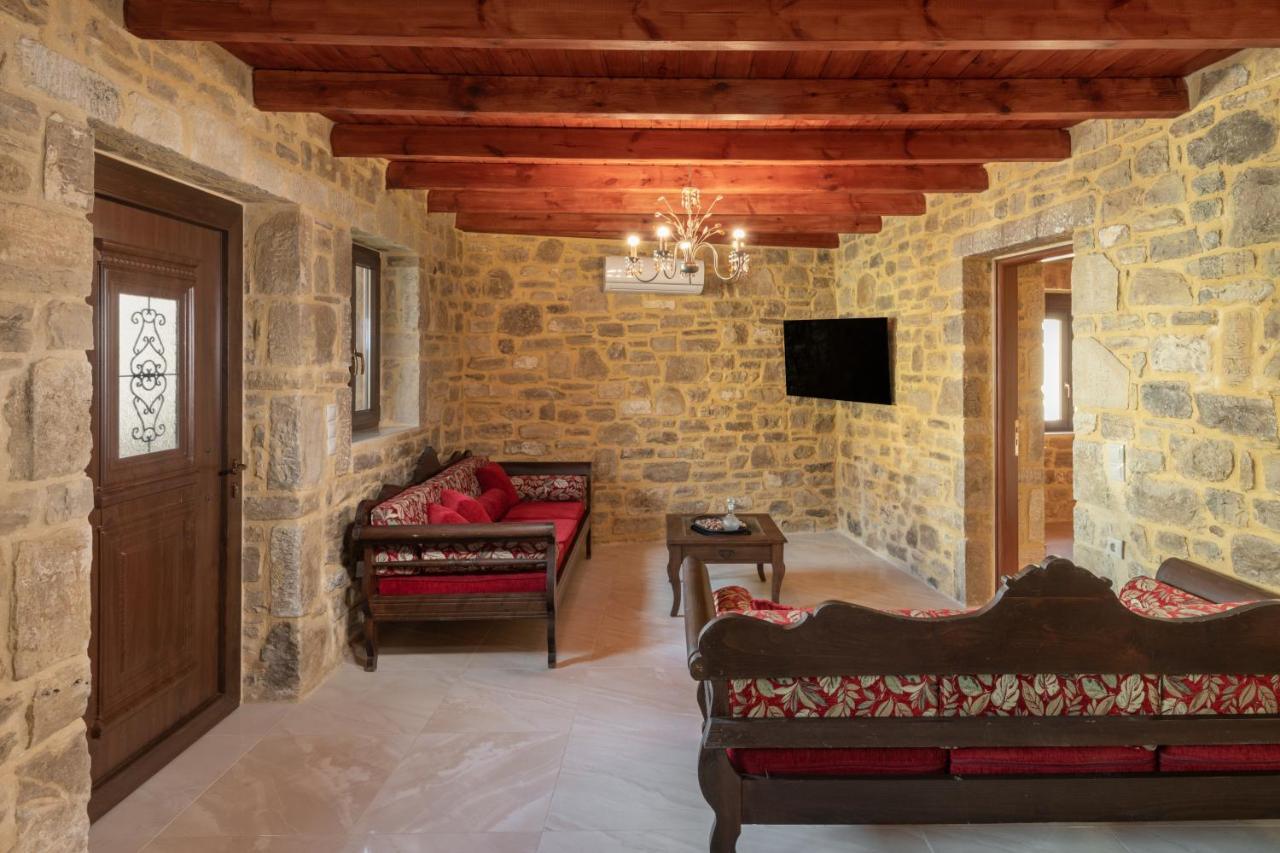 Draganigo Luxury Stone Houses 40 Min From Matala Ano Moulia Exteriör bild