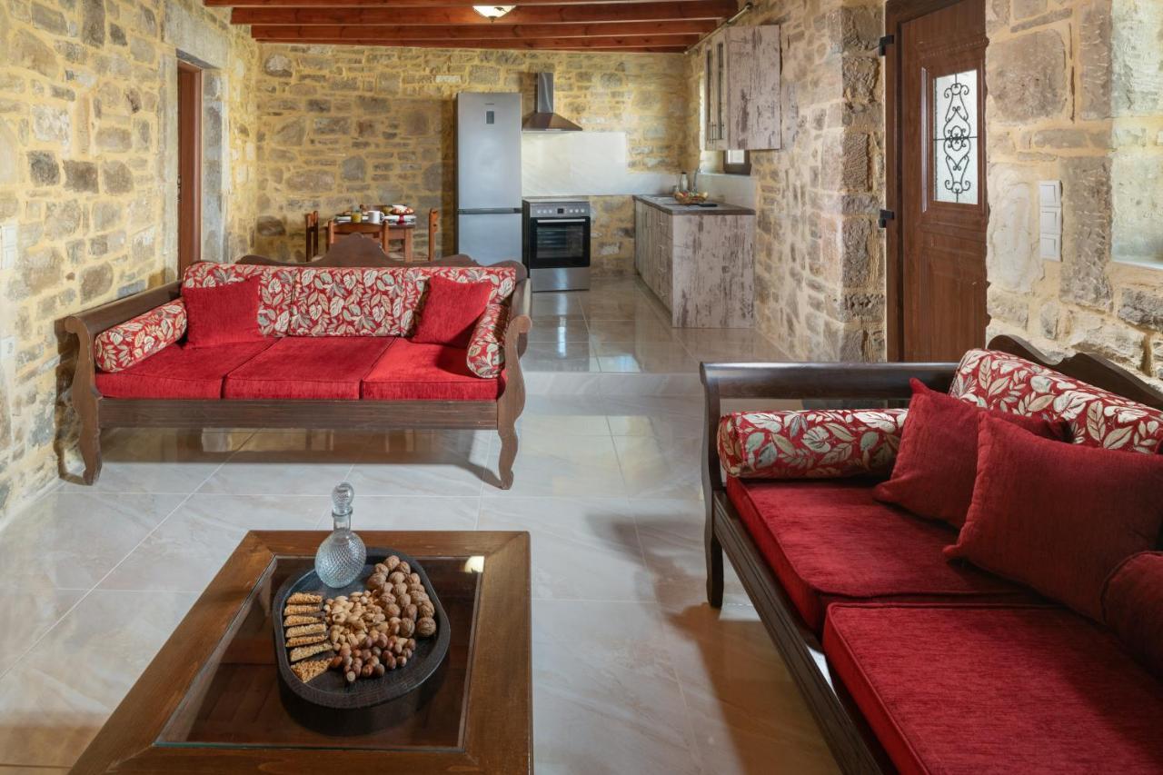 Draganigo Luxury Stone Houses 40 Min From Matala Ano Moulia Exteriör bild