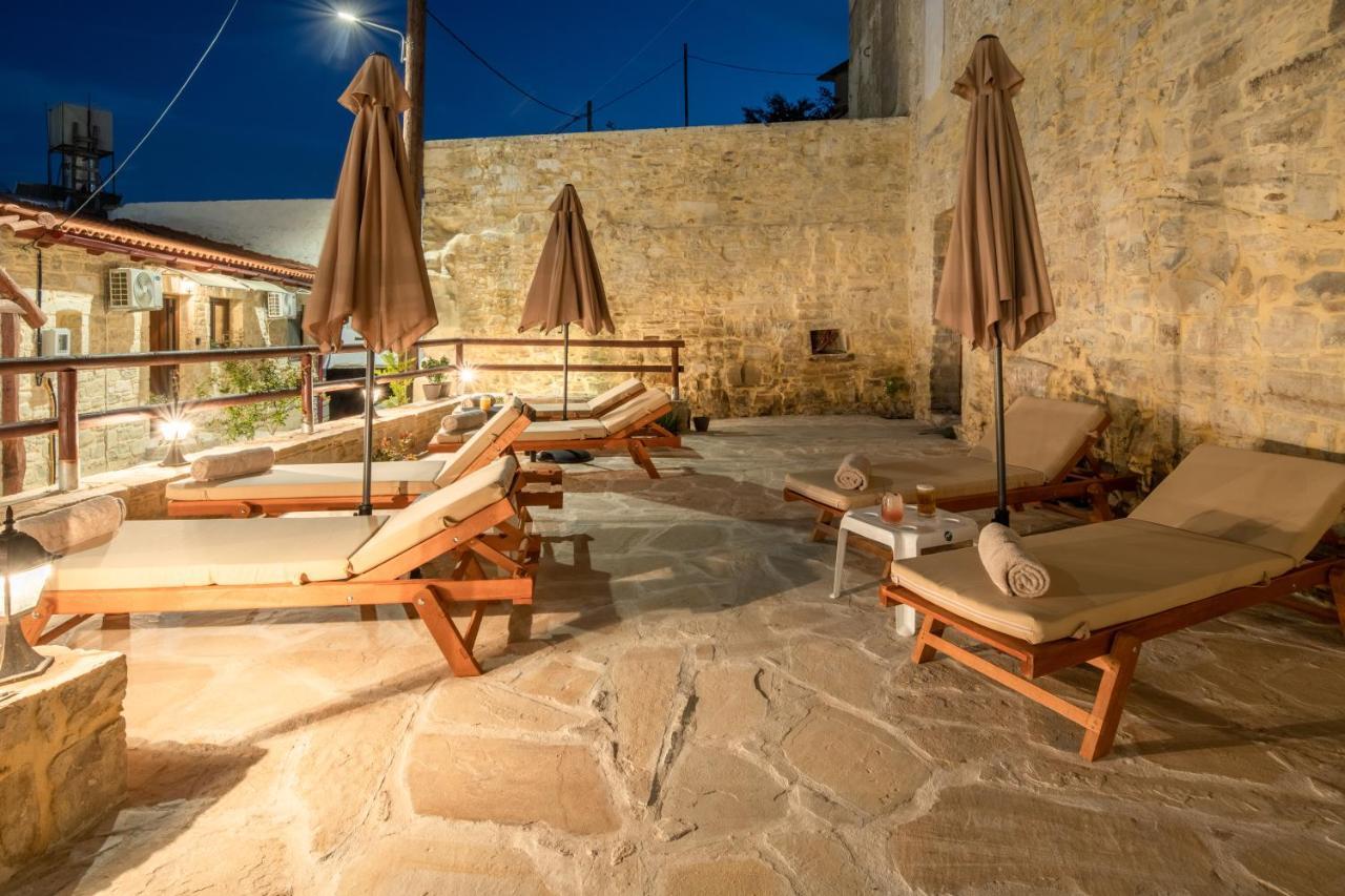 Draganigo Luxury Stone Houses 40 Min From Matala Ano Moulia Exteriör bild