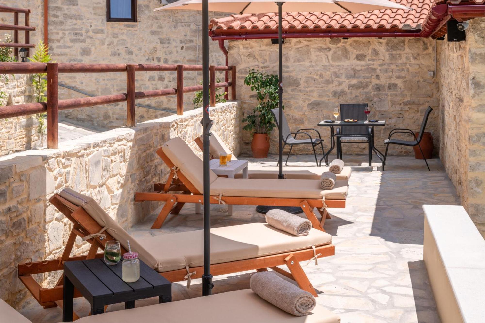Draganigo Luxury Stone Houses 40 Min From Matala Ano Moulia Exteriör bild