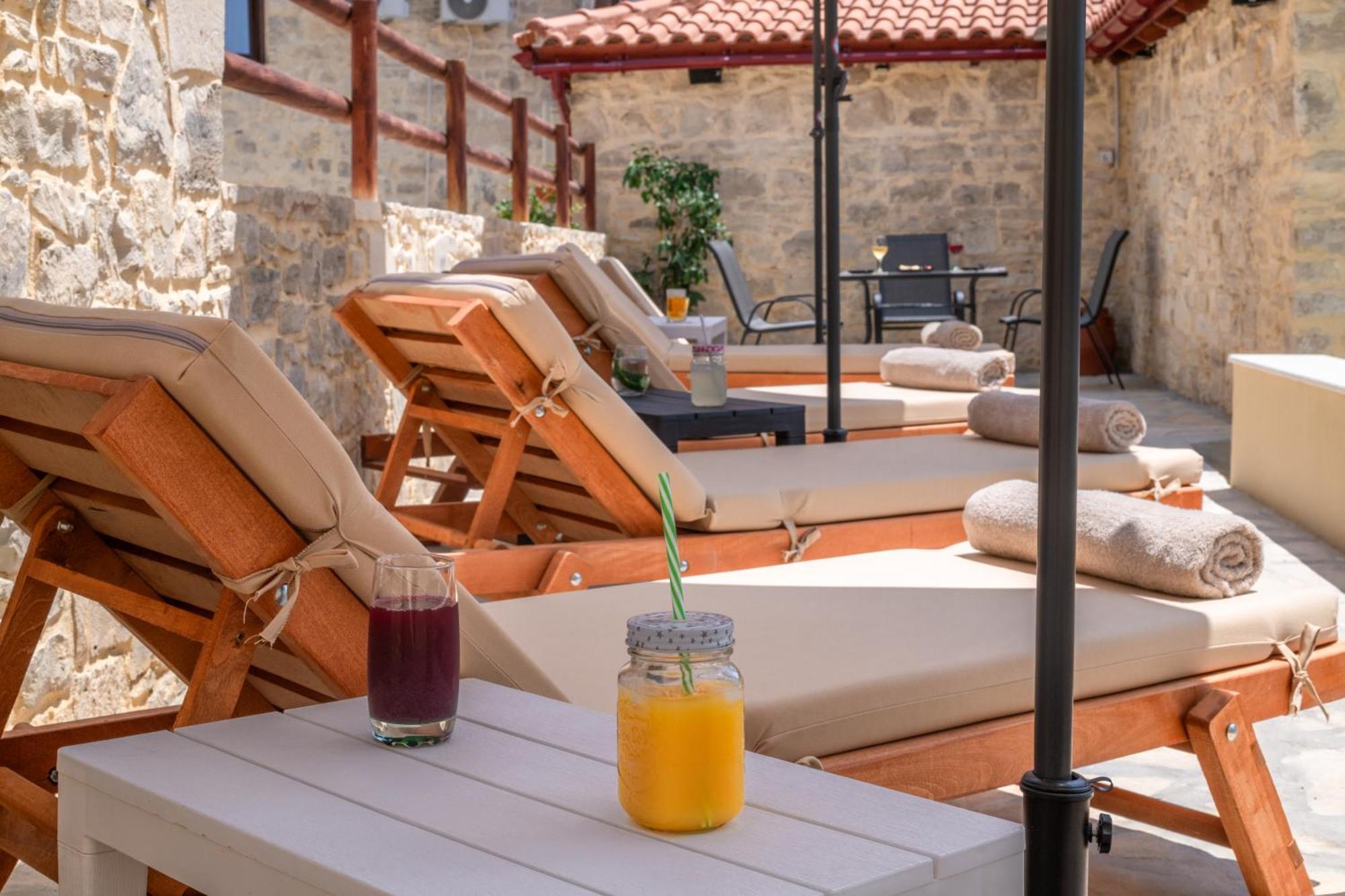 Draganigo Luxury Stone Houses 40 Min From Matala Ano Moulia Exteriör bild