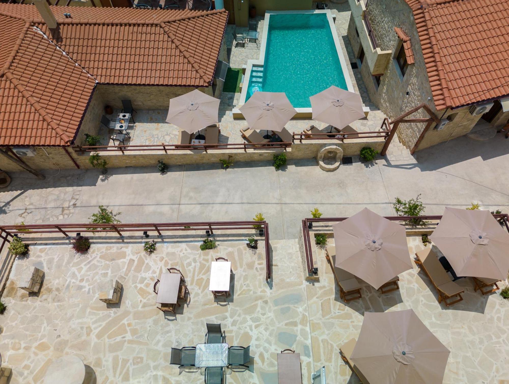 Draganigo Luxury Stone Houses 40 Min From Matala Ano Moulia Exteriör bild